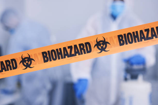 Professional Biohazard technician working in Freeport, NY